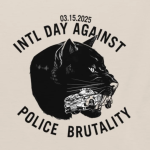 international day against police brutality poster